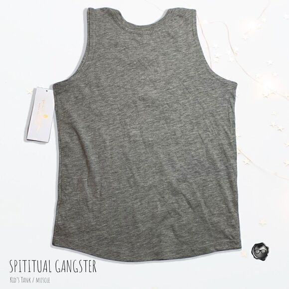 SPIRITUAL GANGSTER KIDS ‘MINI ME COLLECTION’ MUSCLE TEE “GOOD THINGS TAKE TIME” - Picture 5 of 6
